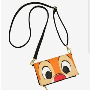BRAND NEW Loungefly Chip and Dale crossbody wallet